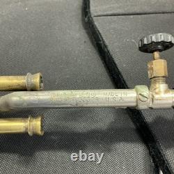 Coleman Vintage lantern Brass Tank Red Handle