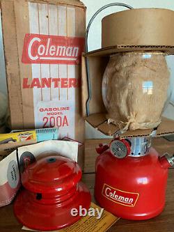 Coleman lantern 200a New In Box June 1959 (6 59)