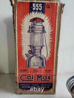 Coleman lantern col max coleman 555G Old Vintage Paraffin Lantern Kerosene Lamp