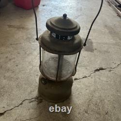 Coleman quick lite oil Lamp Co. Pyrex lantern vintage antique 6D1