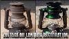 Crazy Rusty Oil Lamp Restoration With A Twist Green Lantern