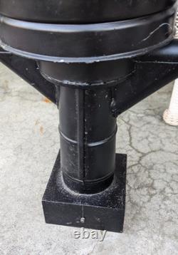 Ct Ham No. 9 Globe Street Tubular Lamp Lantern Complete With Cast Globe