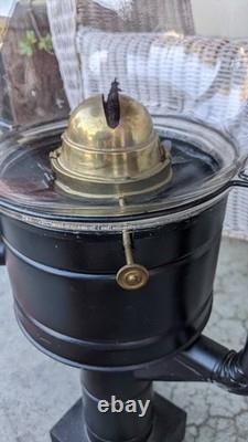 Ct Ham No. 9 Globe Street Tubular Lamp Lantern Complete With Cast Globe