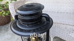 Ct Ham No. 9 Globe Street Tubular Lamp Lantern Complete With Cast Globe