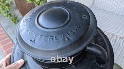 Ct Ham No. 9 Globe Street Tubular Lamp Lantern Complete With Cast Globe