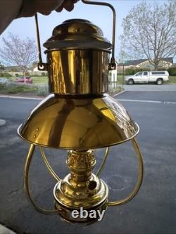 DHR Marine Vintage Brass Nautical Lantern 13 Holland Ankerlight Oil