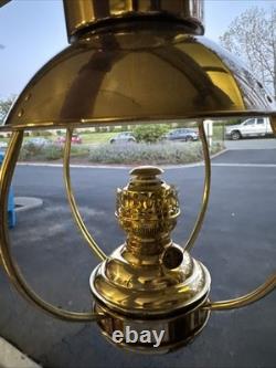 DHR Marine Vintage Brass Nautical Lantern 13 Holland Ankerlight Oil
