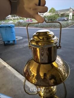 DHR Marine Vintage Brass Nautical Lantern 13 Holland Ankerlight Oil