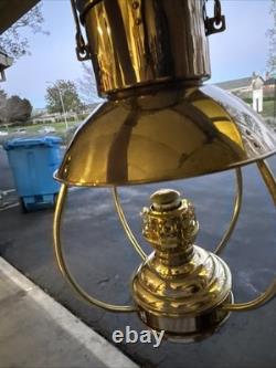 DHR Marine Vintage Brass Nautical Lantern 13 Holland Ankerlight Oil