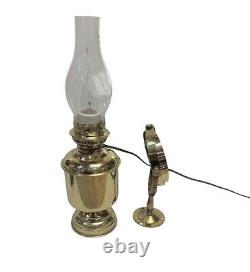 D. H. R. DHR Holland Brass Maritime Nautical Lamp Lantern With Gimbal Vintage