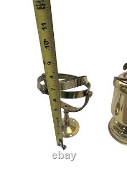D. H. R. DHR Holland Brass Maritime Nautical Lamp Lantern With Gimbal Vintage