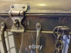 Davey And Co London Brass Oil Ship Lantern
