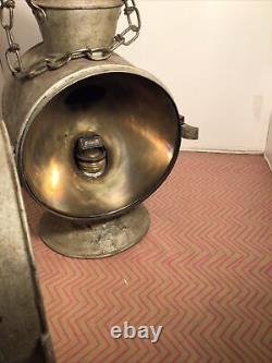 Dietz Convex Railroad Lantern Headlight Spotlight Vintage Antique