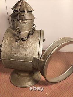 Dietz Convex Railroad Lantern Headlight Spotlight Vintage Antique
