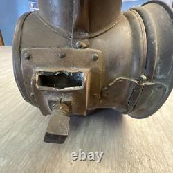 Dietz Ideal Antique Brass Lamp Vintage Automobile Lantern Prewar Headlamp