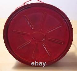 Dietz N. Y. U. S. A. No. 2 D-Lite Lantern Antique Red Vintage Oil Kerosene Old Lamp