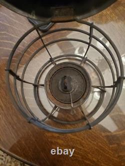 Dietz No. 39 Antique Railroad Lantern Red Glass Globe Steel Clad City of New York