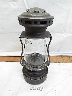Dietz Sport Skaters Lantern Fluid Lamp Light Kerosene Original Globe 1908 Pat
