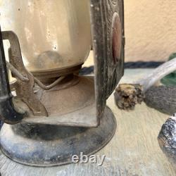 Dietz wagon lantern antique lantern red lens