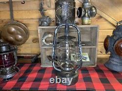 Early 1900s Pre WW2 Rare French Lantern SIF 500 Brevete S. G. D. G. With Wire Guard