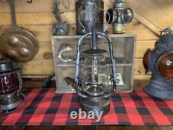 Early 1900s Pre WW2 Rare French Lantern SIF 500 Brevete S. G. D. G. With Wire Guard