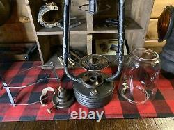 Early 1900s Pre WW2 Rare French Lantern SIF 500 Brevete S. G. D. G. With Wire Guard