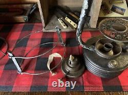 Early 1900s Pre WW2 Rare French Lantern SIF 500 Brevete S. G. D. G. With Wire Guard