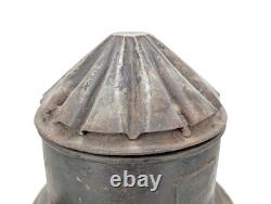 Early Antique Highway Railroad 4 Lens 14 Heavy Metal Candle Lantern