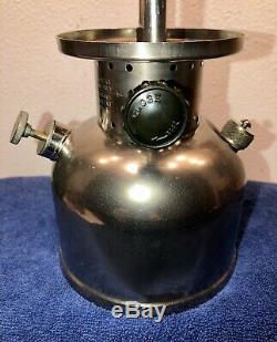 Early Coleman Model 242 Single Mantle Gas Lantern Dated March 1932 Restored