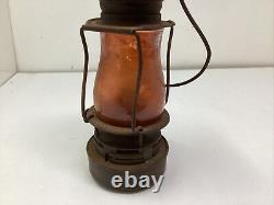 Early Dietz Scout Antique Small Skater Oil Lantern Lamp Pat 1914 Free Ship