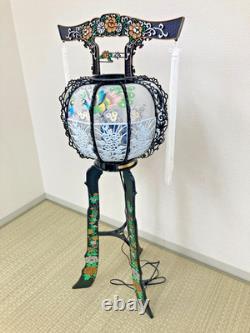 Elegant Japanese Vintage Andon Lantern Interior Lighting Flower&Bird Lamp EL0190