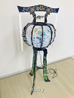 Elegant Japanese Vintage Andon Lantern Interior Lighting Flower&Bird Lamp EL0190