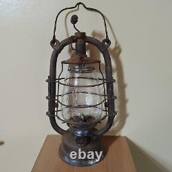 FEUERHAND 423 Antique kerosene lantern Germany glass DITMAR and safety grill