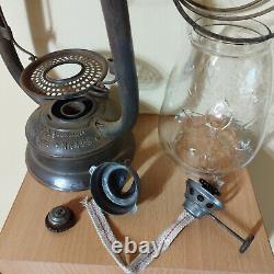 FEUERHAND 423 Antique kerosene lantern Germany glass DITMAR and safety grill