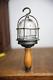 F H Lovell & CO Vintage Maritime Lantern Drop Light Brass industrial cage RARE