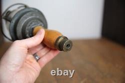 F H Lovell & CO Vintage Maritime Lantern Drop Light Brass industrial cage RARE