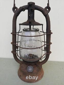 Feuerhand 423 Glass DITMAR Antique kerosene lantern Germany WWII