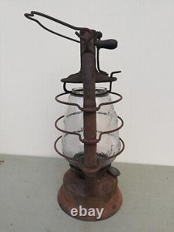 Feuerhand 423 Glass DITMAR Antique kerosene lantern Germany WWII