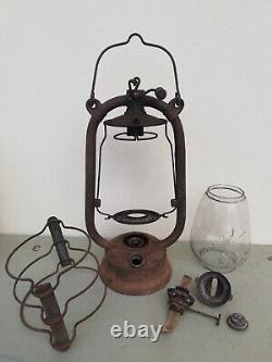 Feuerhand 423 Glass DITMAR Antique kerosene lantern Germany WWII