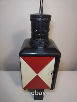 German Railroad Railway Signal Lantern Rare Vintage/Antique Oil