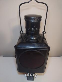 German Railroad Railway Signal Lantern Rare Vintage/Antique Oil