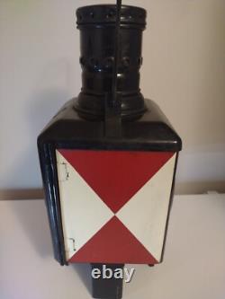German Railroad Railway Signal Lantern Rare Vintage/Antique Oil