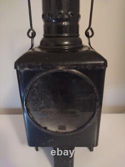 German Railroad Railway Signal Lantern Rare Vintage/Antique Oil