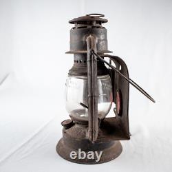 Grandpa Antique 1880s Handcraft Dietz Little Wizard NY Old Western Wagon Lantern