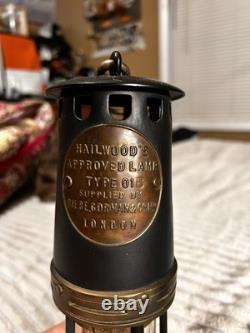 Hailwoods Siebe Gorman & Company London Coal Lantern Lamp Vintage Antique WWll Hailwoods Siebe Gorman & Company London Coal Lantern Lamp Vintage Antique WWll