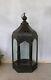 Handmade Metal Lantern for Home, Antique Big Candle Lantern Indoor Lighting