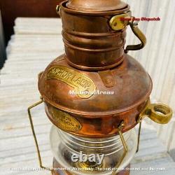 Handmade Vintage Style Burner Lantern Antique Burton Nautical Maritime Ship- Oil