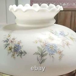 Hurricane Lamp Vintage Parlor Gone With The Wind 3 Way Electric 20x12 Flowers