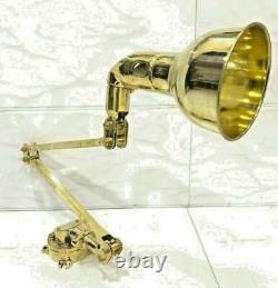 Industrial Vintage Style Wall Sconce Adjustable Brass Stretchable Lamp Fixture
