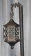 Iron Hanging Lantern lamp Interior Japanese antique Vintage Japan with Stand